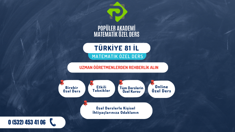 Matematik Özel Ders Başarıyı Yakalamak İçin Bir Adıme